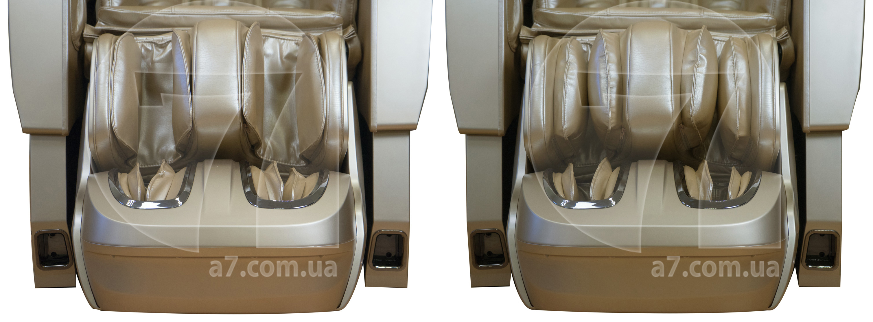 Воздушный массаж ног в кресле RT-8600S Space II Champagne